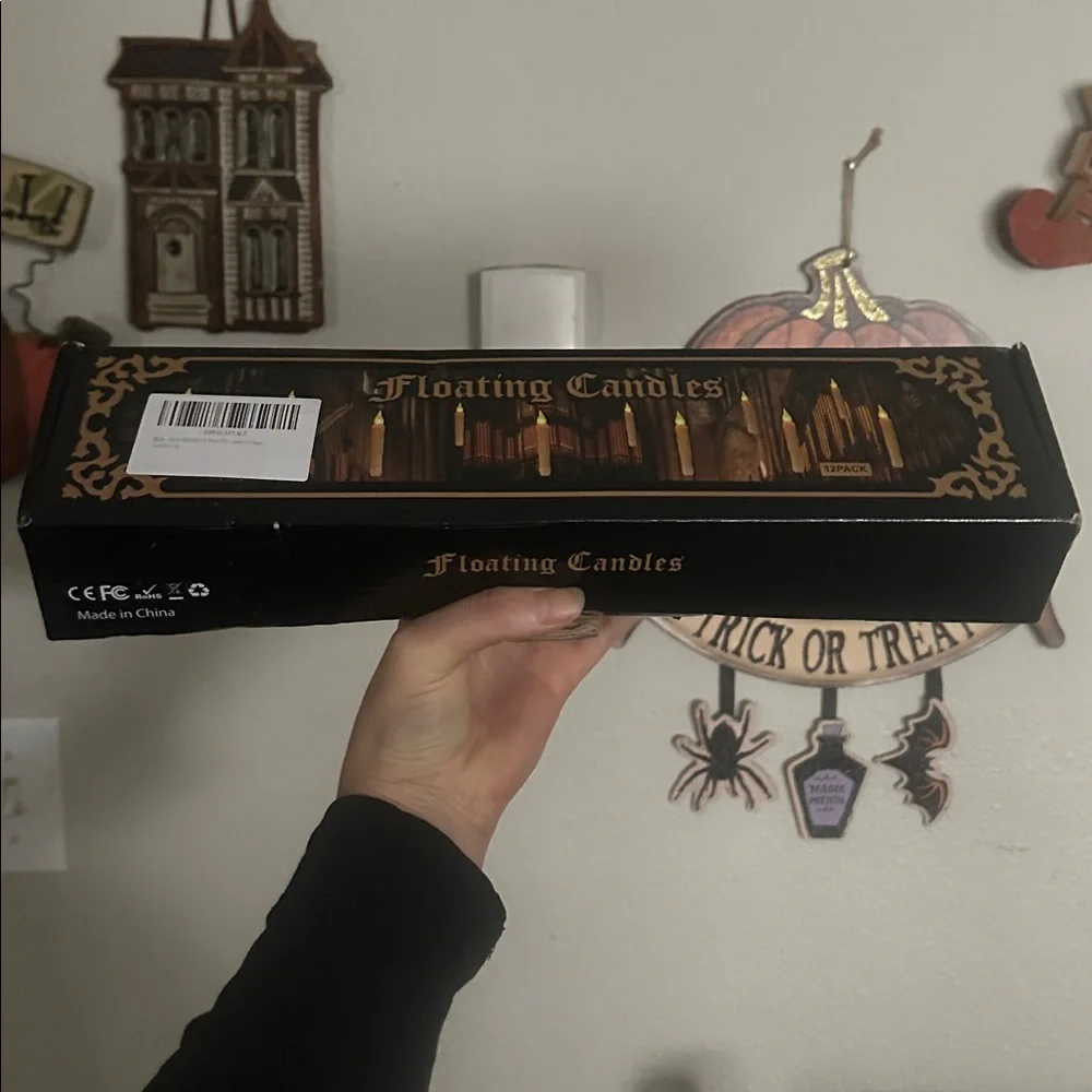 🕯️ Floating Halloween Harry Potter Hogwarts Candles Set 🕯️